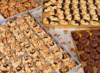 Weihnachtsplätzchen backen in der Vorweihnachtszeit