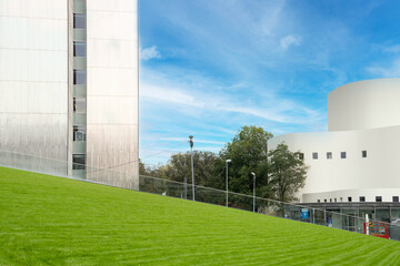 Theater und Dreischeibenhaus in Düsseldorf