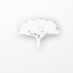 紙の樹木