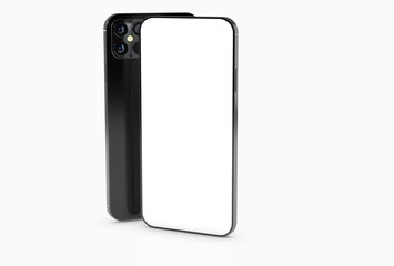 digital smartphone device mobile phone 3d isolated