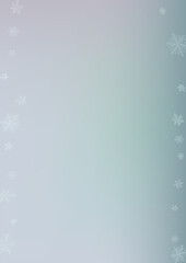 White Snowfall Vector Gray Background. Abstract 