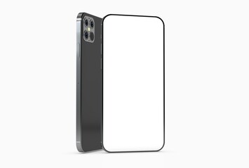 digital smartphone device mobile phone 3d isolated