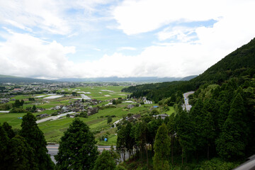 Fototapeta na wymiar 阿蘇の風景