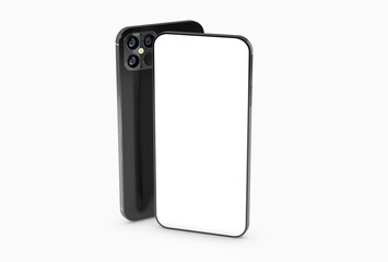 digital smartphone device mobile phone 3d isolated