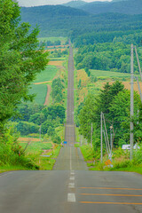 ジェットコースターの路（北海道富良野）