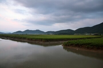 lake in the mountains