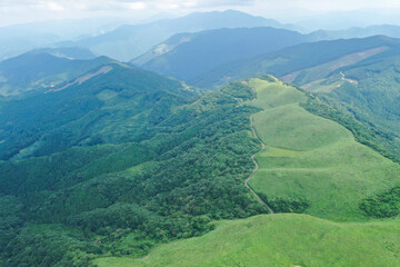 徳島県三好市　塩塚高原の風景
