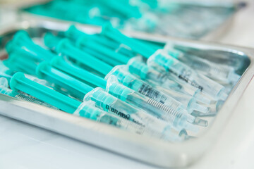 hialuronic acid syringe cosmetology
