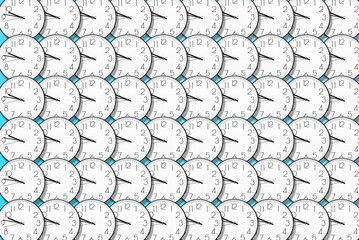 abstract pattern with  clocks