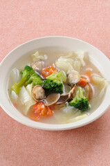 ブロッコリーのトマトスープ煮