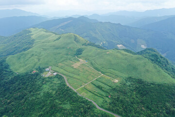 Fototapeta premium 愛媛県四国中央市 塩塚高原の風景