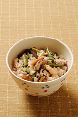 赤飯の山菜おこわ