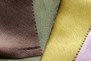 Fototapeta na wymiar close-up of colorful fabric texture background
