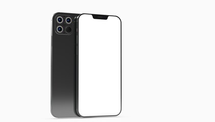 digital smartphone device mobile phone 3d isolated