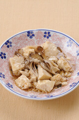 まいたけ豆腐のあん仕立て