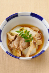 エリンギと白菜の酢煮