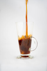 Coffee being poured