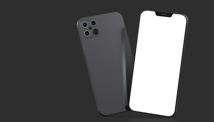 digital smartphone device mobile phone 3d isolated