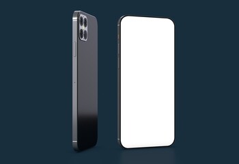 a digital smartphone device mobile phone 3d isolated
