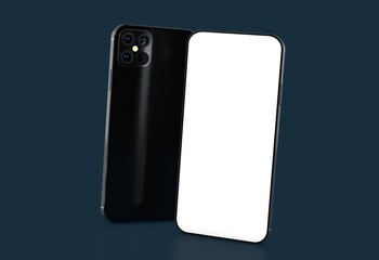 a digital smartphone device mobile phone 3d isolated