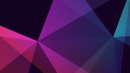Colourful geometric background with abstract dynamic polygonal shapes