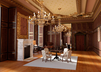 3D Rendering Royal Palace