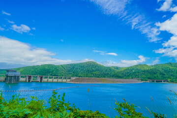 忠別湖ダム（北海道上川郡）