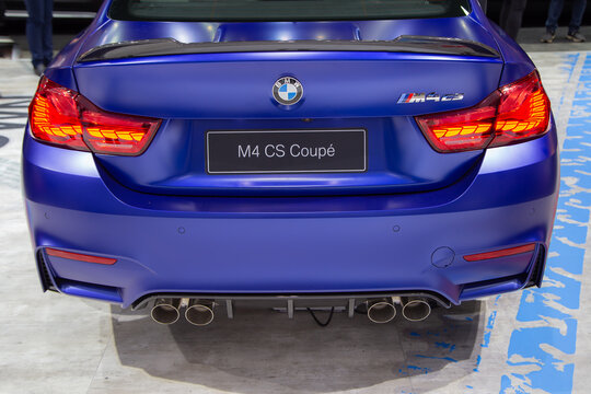 Back view of BMW M4 CS Coupe 2019