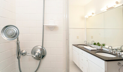 Where is the restroom? I need to go to the bathroom and wash my hands.