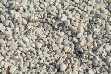background of stones, white stones, small