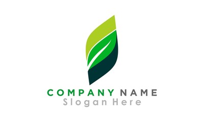 Fototapeta na wymiar company agriculture nature leaf logo