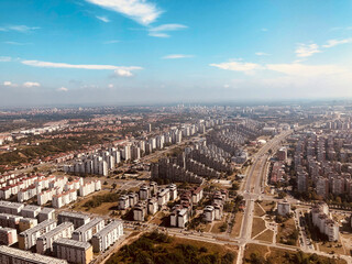 Obraz premium Belgrade, capital of Serbia, aerial panoramic view.