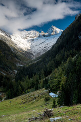 Pointe d'Orny in autumn in Vall&eacute;e du Trient