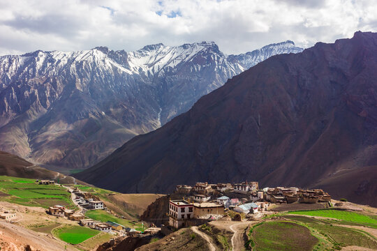 The HImalayan village of Kibber in the Spiti valley