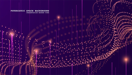 Particles liquid dynamic flow