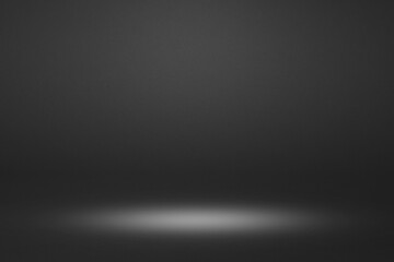 Empty black interior background