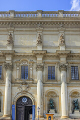 Royal Palace - official residence of King of Sweden in old historical town quarter Gamla Stan. Stockholm, Sweden.