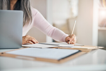 Fototapeta premium Picture of stuff on the desk of business woman