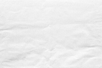 White crumpled kraft background paper texture
