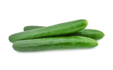 cucumber isolated on white background