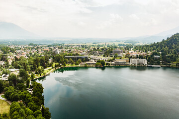 Skyline at Lake Bled, Slovenia