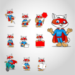 Super cat mascot v.01