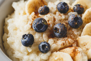 Milk rice porridge