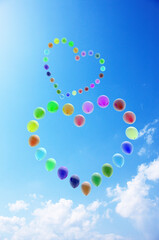 ハートの風船