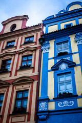 Obraz premium facade of a building in the center