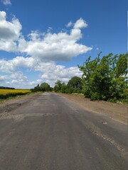 road in the countryside