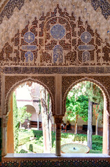 Alhambra Palace detail, Granada, Spain