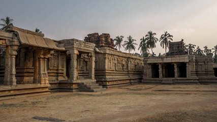 Fototapeta premium abandoned Achaturaya temple in Hampi