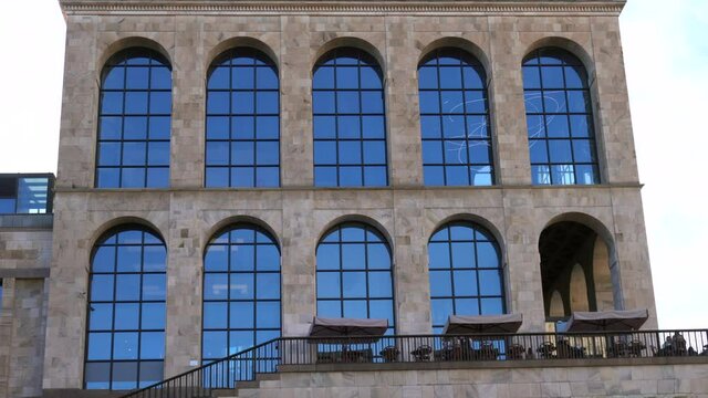 ITALY, MILAN, October 2020: End of quarantine lockdown covid19 Coronavirus, Duomo Cathedral Square - open Museum of 900 ( mesa del 900 )