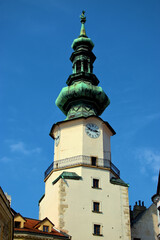 Kirchturm in Bratislava in der Slovakei 11.9.2020